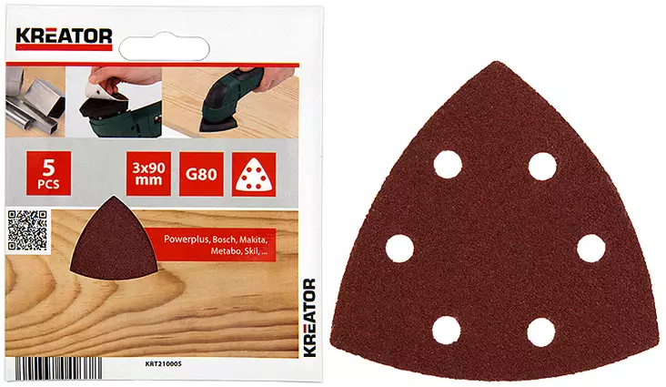 Hiomakolmiot 3x90 kreator - Hiomapyöröt ja -kolmiot - LX6035 - 1