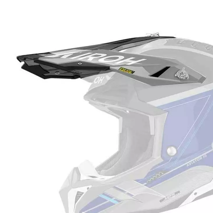 Airoh Aviator 3 Peak Saber Blue Gloss - Offtoad kypärien lipat - D499105 - 1