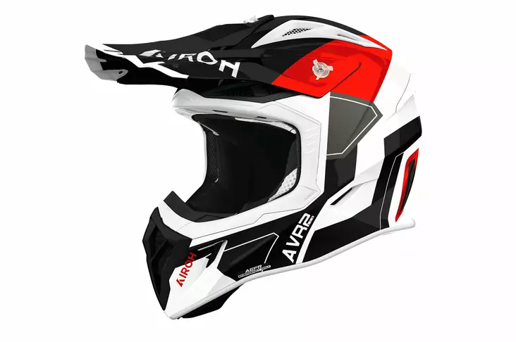 Airoh Kypärä Aviator Ace 2 Shield Punainen kiiltävä - Crossikypärät - D522595 - 1