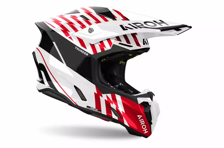 Airoh Twist 3 Thunder punainen crossikypärä - Crossikypärät - D481065 - 1