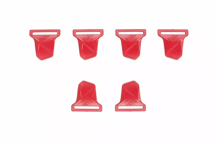 Alpinestars Buckles kit Bionic 10 & 7 SET Red - Polvi, kyynär- ja olkasuojat - D359135 - 1