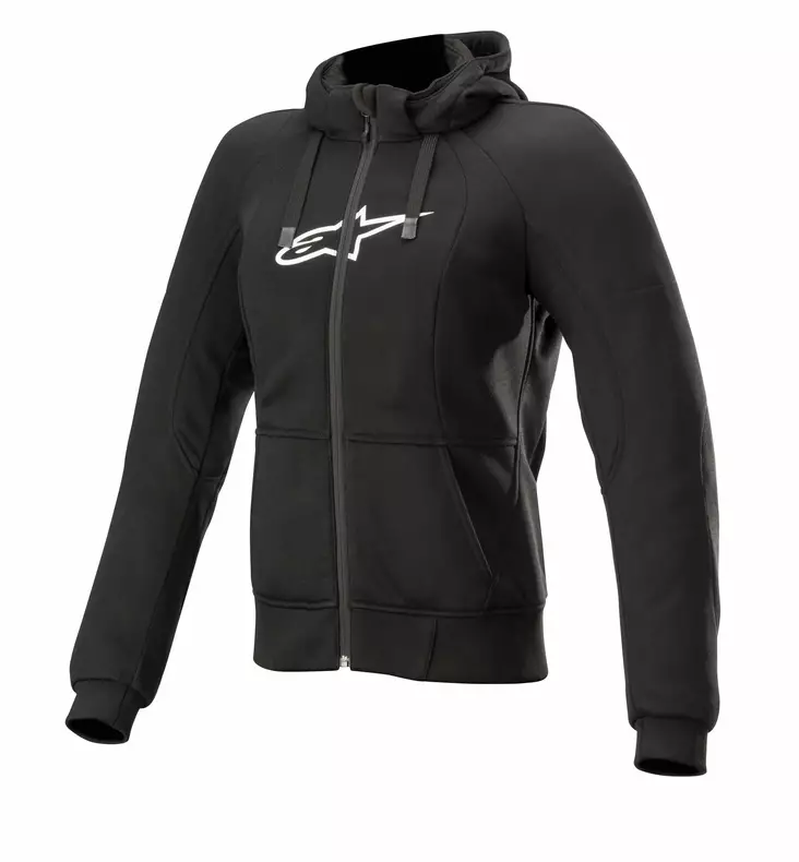 *Alpinestars Hoodie Naisten Chrome Musta - Moottoripyörä ajotakit - D279075 - 1