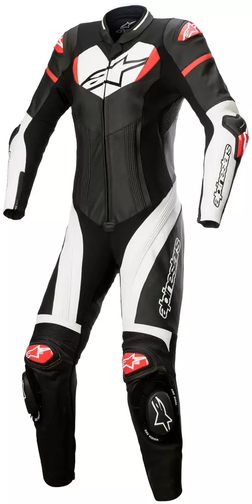 Alpinestars Nahkapuku Naisten 1-pc Tech Air GP Plus Musta/Valkoinen/Punainen - Moottoripyörä nahkapuvut - D413415 - 1