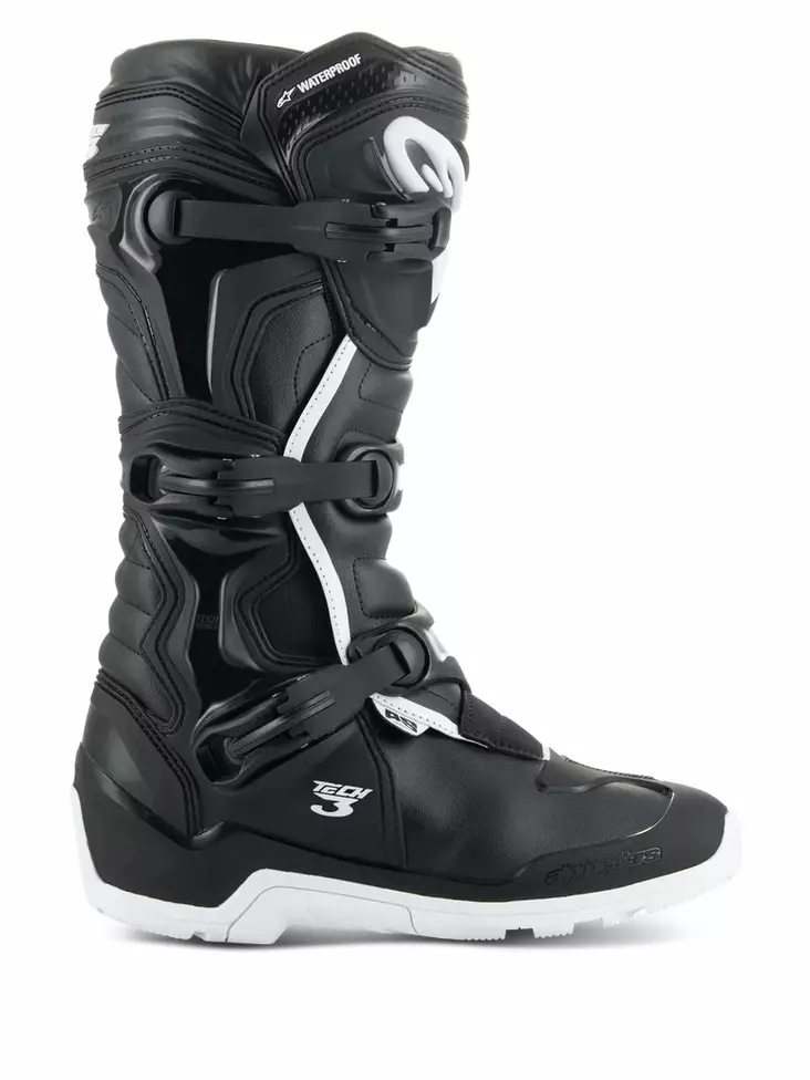 Alpinestars Saapas Tech 3 Enduro Vattentät Musta/Valkoinen - Crossi ajosaappaat - D471245 - 1