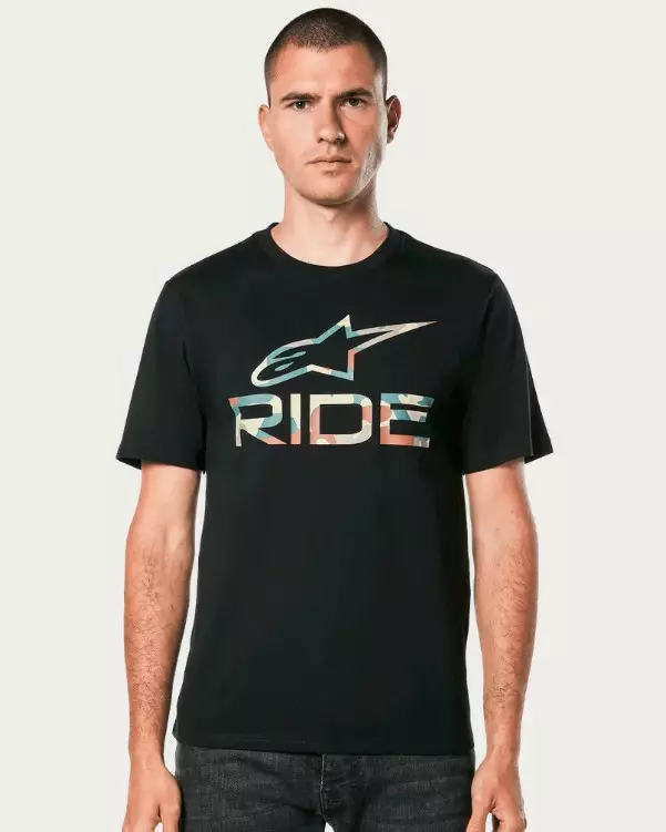 Alpinestars T-shirt Ride 4.0 Camo CSF Black M - T-paidat ja topit - D523295 - 1