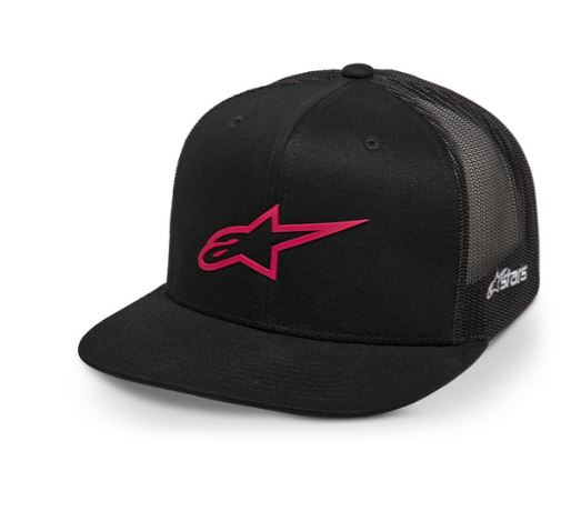 Alpinestars Trucker Hat 3D Ageless Musta/Punainen - Pipot - D500215 - 1