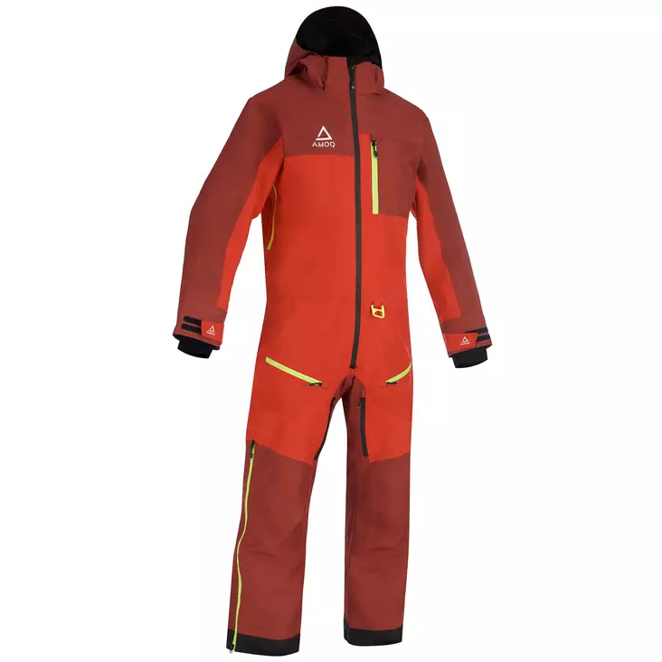 AMOQ Dynamic Haalari Vuorellinen Punainen/Hivis - Kelkkahaalarit - D521515 - 1