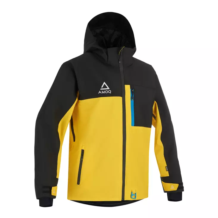AMOQ Dynamic Takki Vuorellinen Musta/Keltainen/Sininen - Kelkkatakit - D521525 - 1