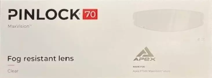 APEX MT300 Pinlock film Maxvision 70 DKS413 - Kypärän visiirit - D510465 - 1