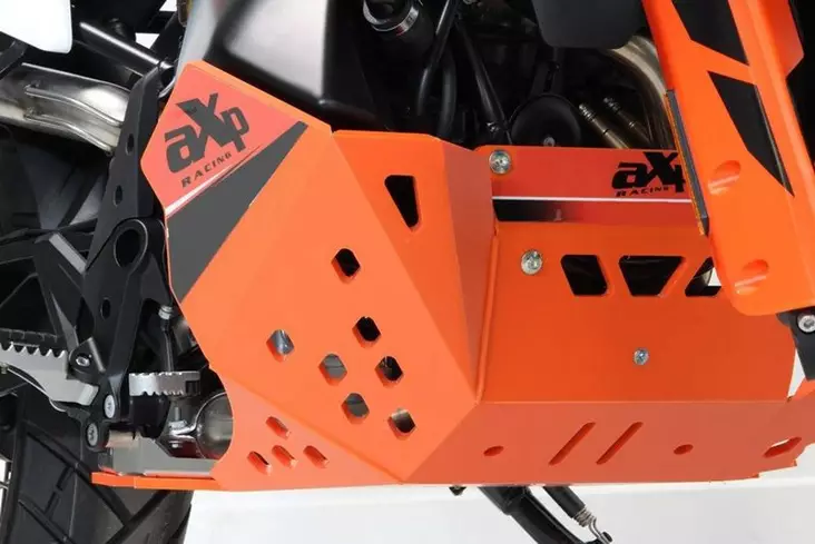 AXP Adventure Skid Plate HDPE 8mm Orange KTM 790/890 ADVENTURE/R - Moottoripyörän pohjapanssarit - D334485 - 1