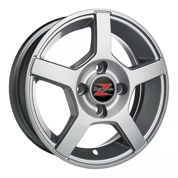Barzetta Carrello Silver kärryn vanne 4.5x13 - Asuntovaunun ja peräkärryn vanteet - 499-68565 - 1