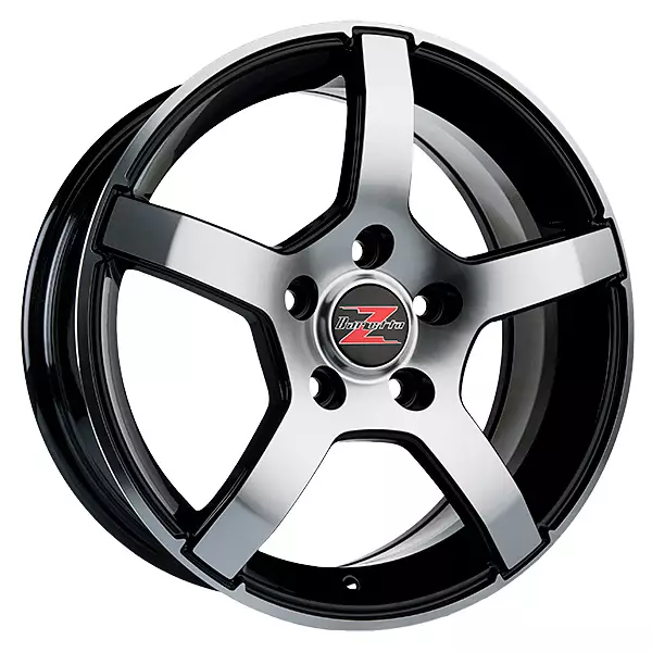 Barzetta Inverno Black Polished alumiinivanne 6.5x16 - 16-tuumaiset alumiinivanteet - 499-68575 - 1