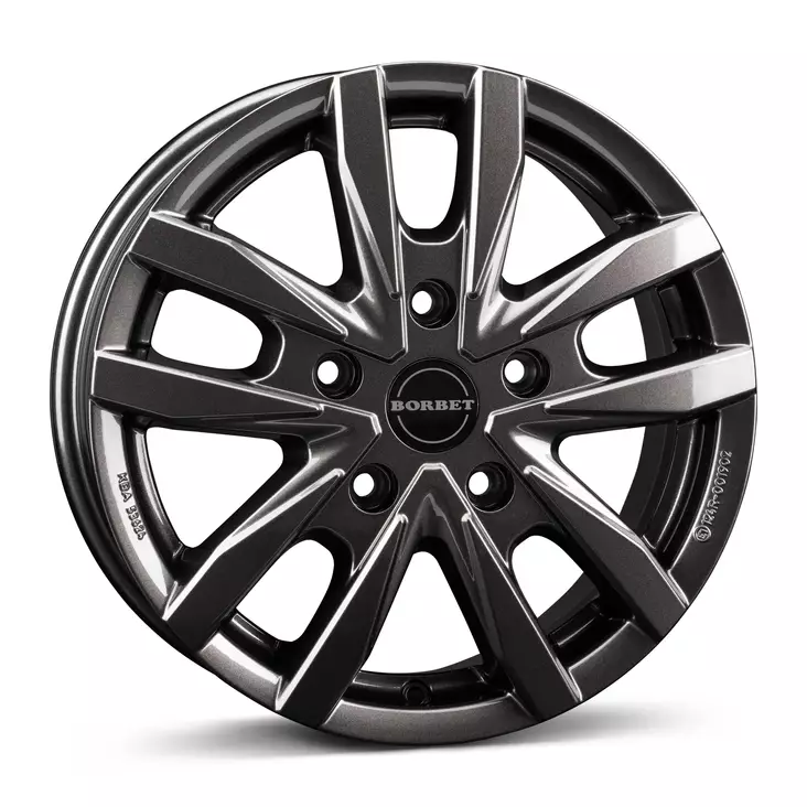 Borbet CW5-7518 mistral anthracite glossy alumiinivanne 7.5x18 - 18-tuumaiset alumiinivanteet - 499-175265 - 1