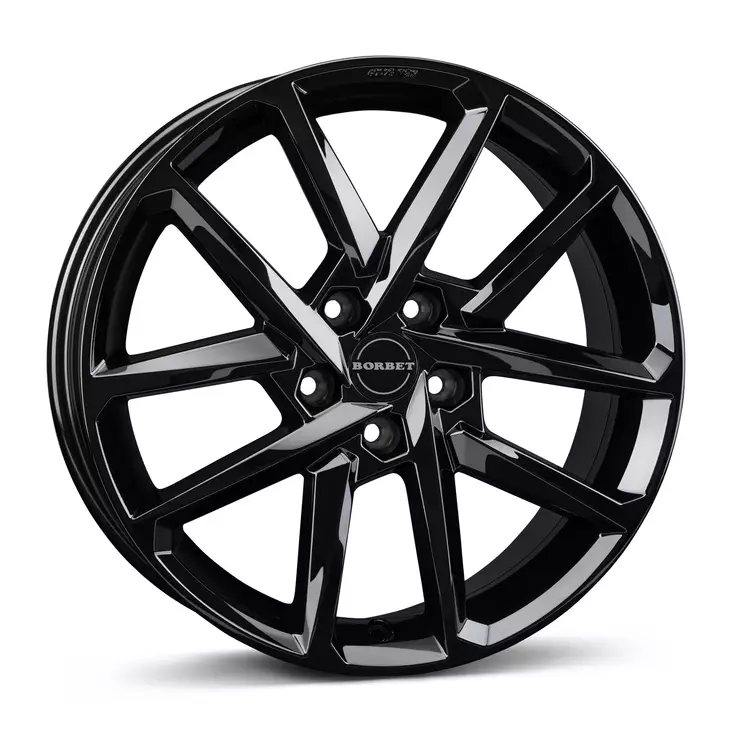 Borbet N 75840 black glossy alumiinivanne 7.5x18 - 18-tuumaiset alumiinivanteet - 499-175335 - 1
