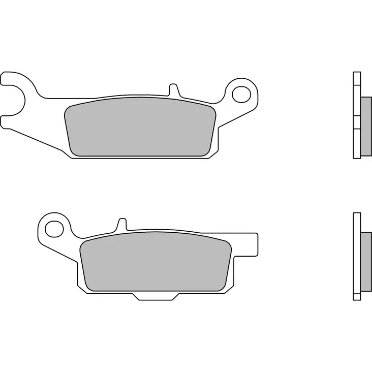 Brembo Jarrupalat Sintered Off-Road - Moottoripyörän jarrupalat - D151225 - 1