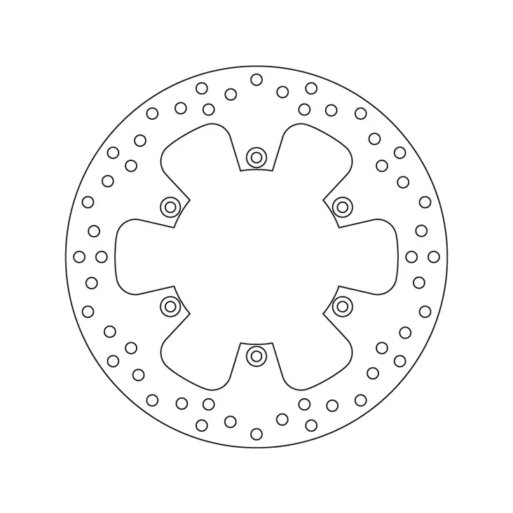 Brembo Serie Oro jarrulevy - Moottoripyörän jarrulevyt - D122895 - 1