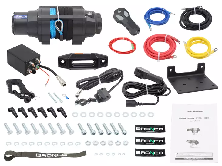 Bronco Vinssi HDCS 3500 Kauko ohjattava - Mönkijän vinssit - D512345 - 1