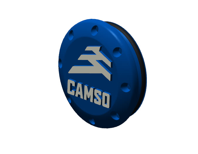 Camso New hub cap blue - Mönkijän telasarjojen varaosat - D472095 - 1