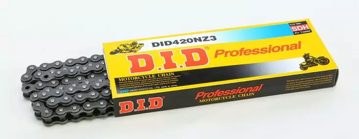 D.I.D 420NZ3 Chain+Connecting link (RJ) - Moottoripyörän ketjut 420 - D527875 - 1