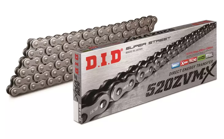 D.I.D 520ZVM-X Ketju+Niittil. (ZJ) - Moottoripyörän ketjut 520 - D153745 - 1