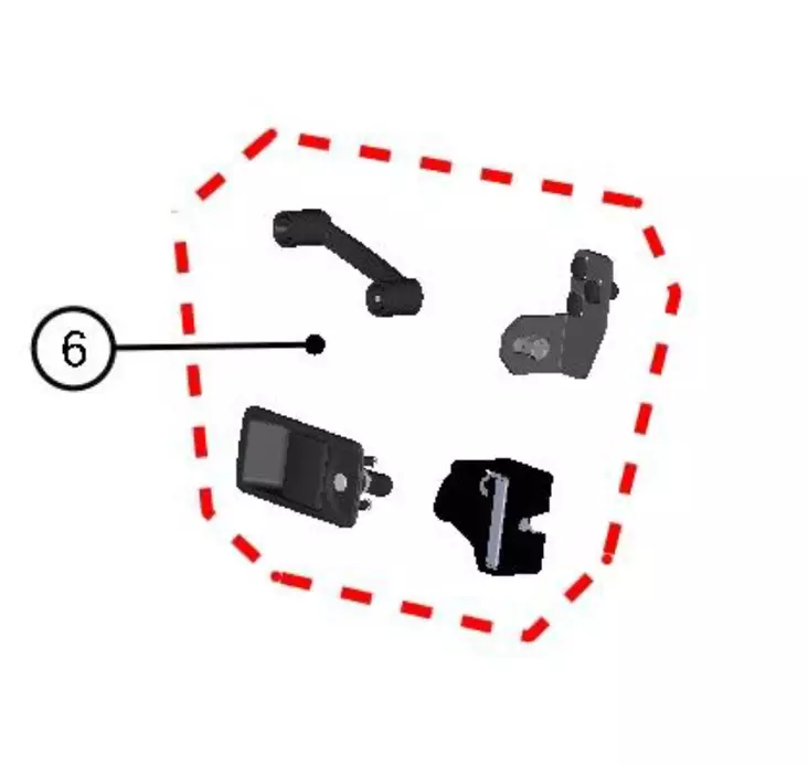 DFK Oikea ovi lukko ja stopparisarja Yamaha YXZ 1000 - DFK hyttien varaosat ja tarvikkeet - D514425 - 1
