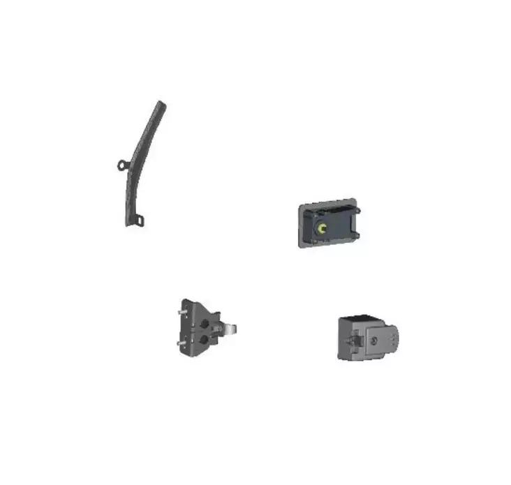 DFK Oven lukko- ja stopparisarja Oikea Premium Polaris Ranger XP 1000 + Diesel 2 - DFK hyttien varaosat ja tarvikkeet - D538905 - 1