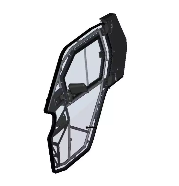 DFK Ovi kokonpano Vasen Can-Am Maverick XDS - DFK hyttien varaosat ja tarvikkeet - D498805 - 1