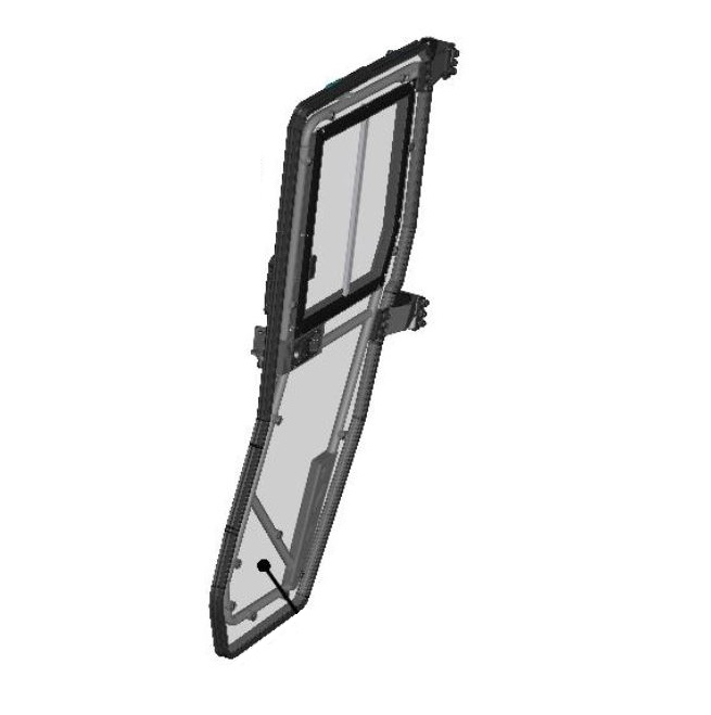 DFK Ovi kokonpano Vasen taka Can-Am Traxter Max - DFK hyttien varaosat ja tarvikkeet - D500105 - 1