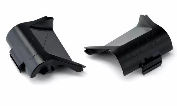 FMF POWERBOMB Film System Replacement Canister Cover Kit Musta - Crossilasit - D380245 - 1