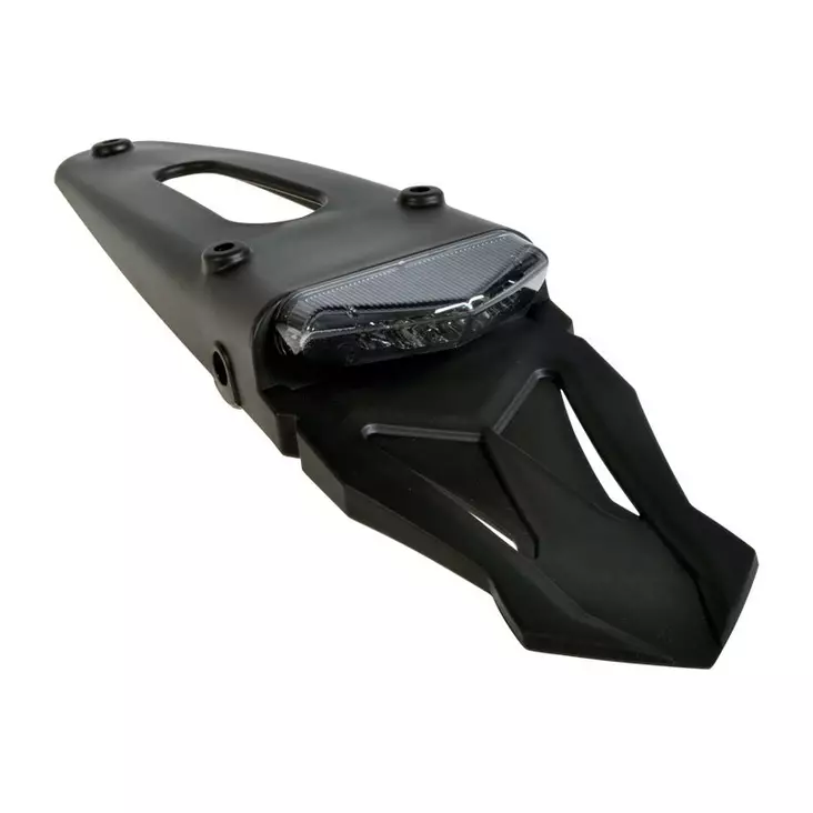 Forte Takalokasuojan jatke, Future, Led-valolla, Savu lasi, Kolmio, E-hyv. - Mopon ja skootterin valot ja vilkut - D479065 - 1