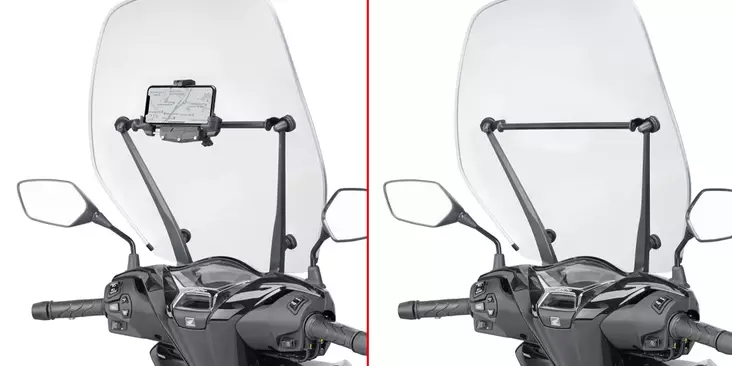 GIVI FAIRING UPP. BRACK. FOR S902A - GPS- ja navigaatiolaitteet - D403935 - 1