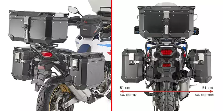 Givi P. Hol Honda Crf1100L Africa Twin '20-23 - Kiinnityssarjat ja tavaratelineet - D501525 - 1