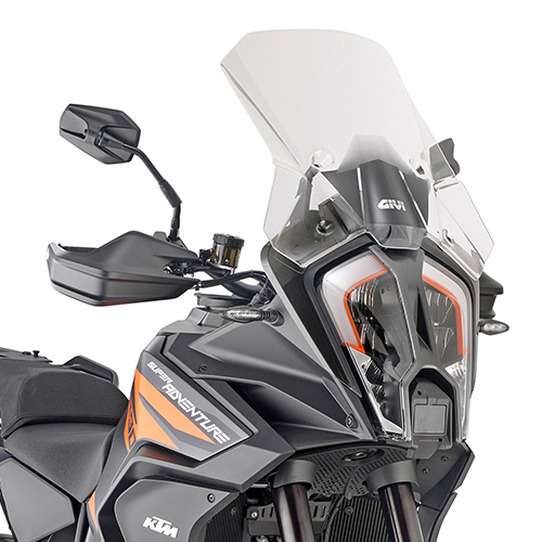 Givi Specific screen, transparent 44,5 x 47 cm 1290 SUPER ADVENTURE S (21-22) - Moottoripyörän katteet ja tuulenohjaimet - D451745 - 1