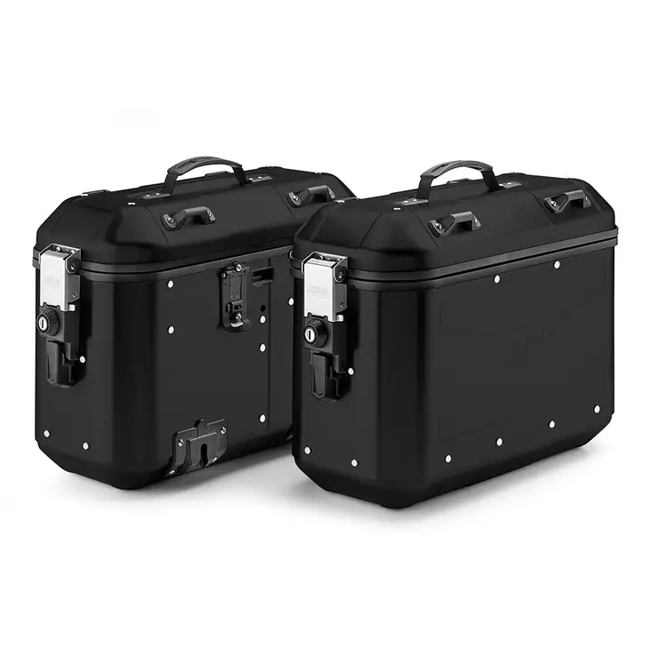GIVI TREKKER SIDECASES DOLOMITI 36LT BLACK - Moottoripyörän kovat laukut - D410385 - 1