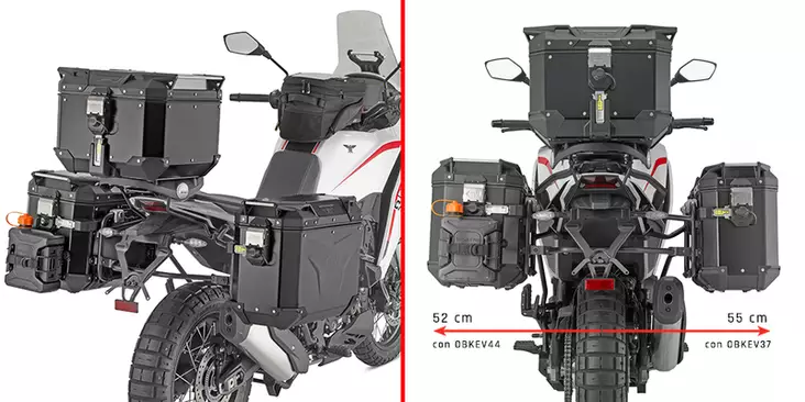 Givi Tub.Pa.Ho. Moto Morini X-Cape 700 (2025) - Kiinnityssarjat ja tavaratelineet - D535665 - 1