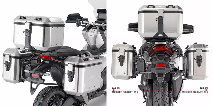 Givi TUB.PANN.HOLDER HONDA X-ADV 750 (2021) - Kiinnityssarjat ja tavaratelineet - D417525 - 1