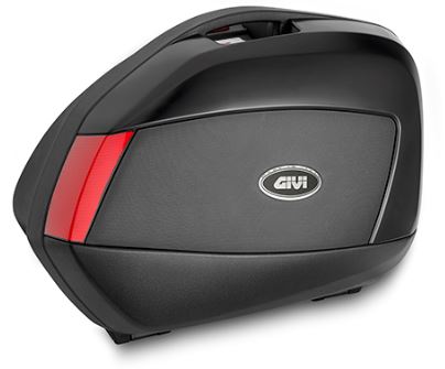 Givi V35 monokey 35lt laukkupari musta sivupaneeli - Moottoripyörän kovat laukut - D120495 - 1