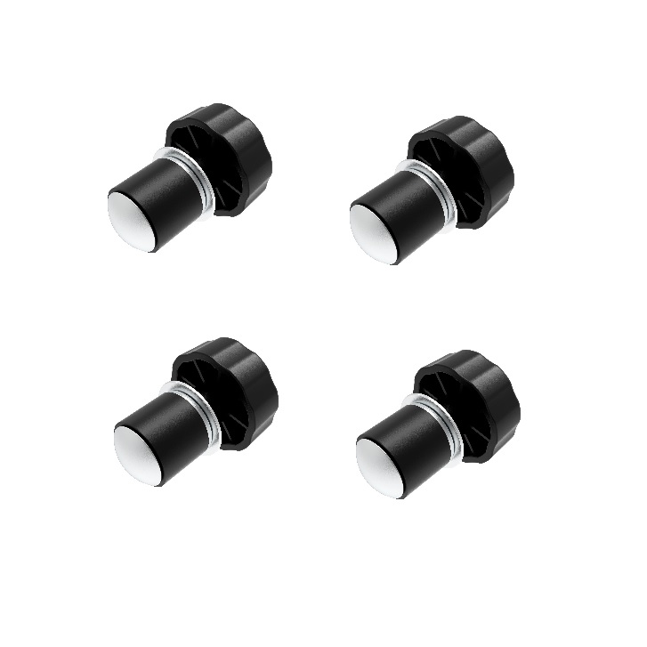 GKA/Tesseract Pika Kiinnityspulttisarja (4kpl) - Mönkijän kovat kuljetuslaukut - D296195 - 1