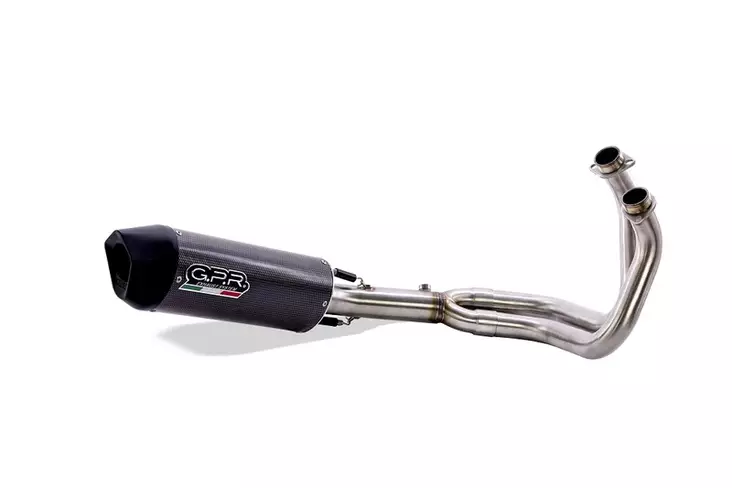 GPR YamahaMt-07 2021/2024 e5 Furore Evo4 Poppy FS - Moottoripyörän pakoputkistot - D518835 - 1