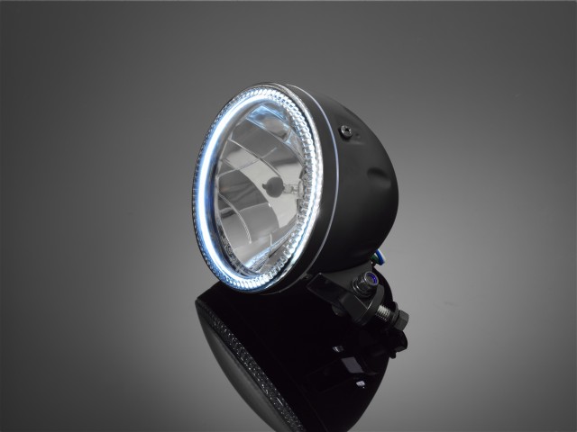 Highway Hawk Headlight with Led-Ring - Moottoripyörän etuvalot - D156895 - 1