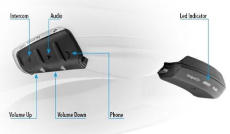 HJC Smart 20B Flat Black - Kypäräpuhelimet - D326935 - 1