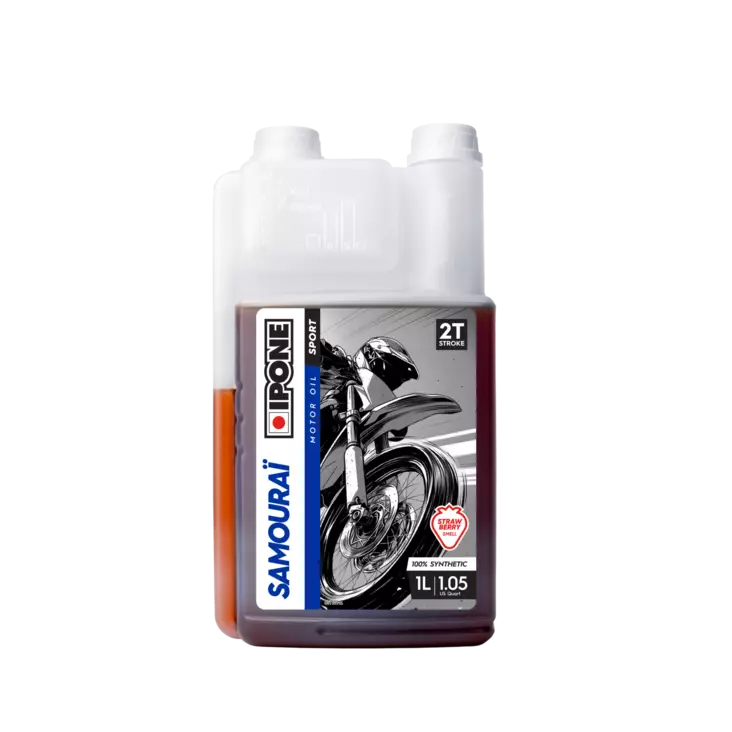 Ipone Samourai strawberry 2T 1L (15) - 2T öljyt - D537685 - 1