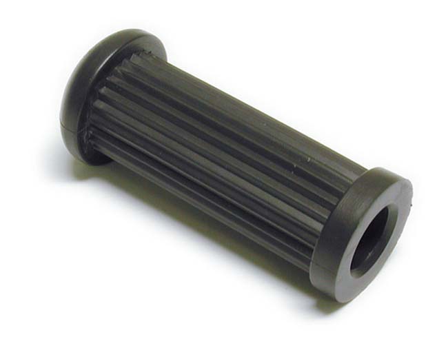 Jalkatapin kumi, sisä Ø 21mm, pituus 108mm - Mopon ja skootterin jalkatapit - D3635 - 1