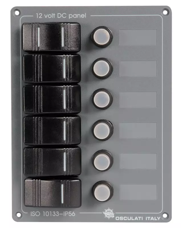 Katkaisija paneli - Veneen sulake- ja sähköpaneelit - D123805 - 1