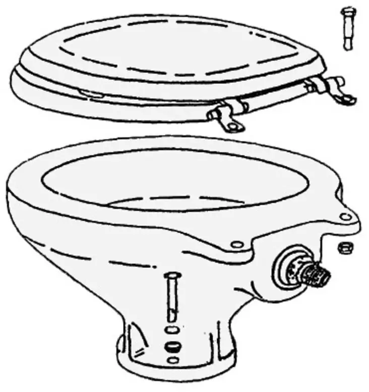 Kaymälän kansi - Veneen käymälät ja wc istuimet - D125035 - 1