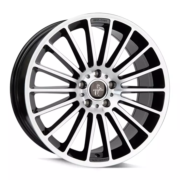Keskin-Tuning KT15 Black Front Polish alumiinivanne 8.0x18 - 18-tuumaiset alumiinivanteet - 499-175505 - 1