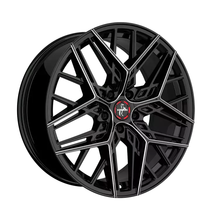 Keskin-Tuning KT25 Black Secret Diamond alumiinivanne 8.5x19 - 19-tuumaiset alumiinivanteet - 499-186695 - 1