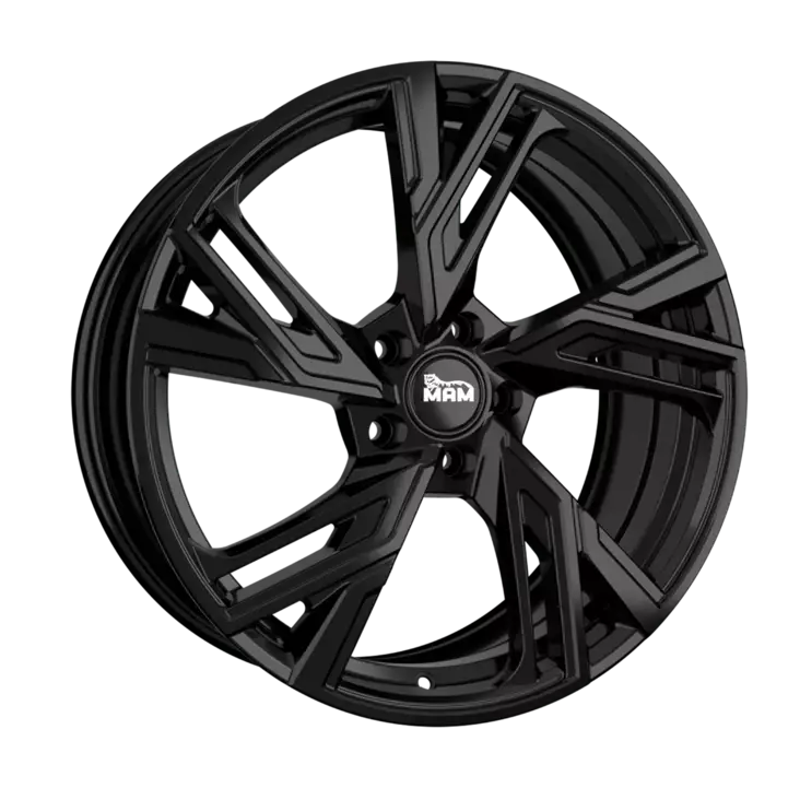 MAM RS5 Black Painted alumiinivanne 7.5x17 - 17-tuumaiset alumiinivanteet - 499-165365 - 1