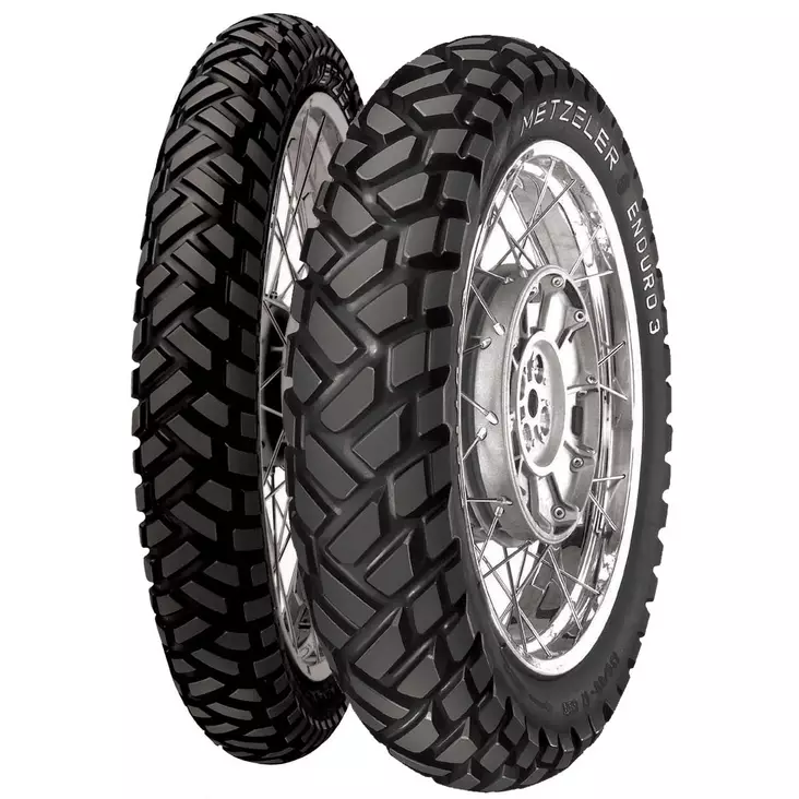 Metzeler Enduro 3 Sahara 120/90-17 M/C 64S R - Adventure-Enduro moottoripyörän renkaat - D5095 - 1
