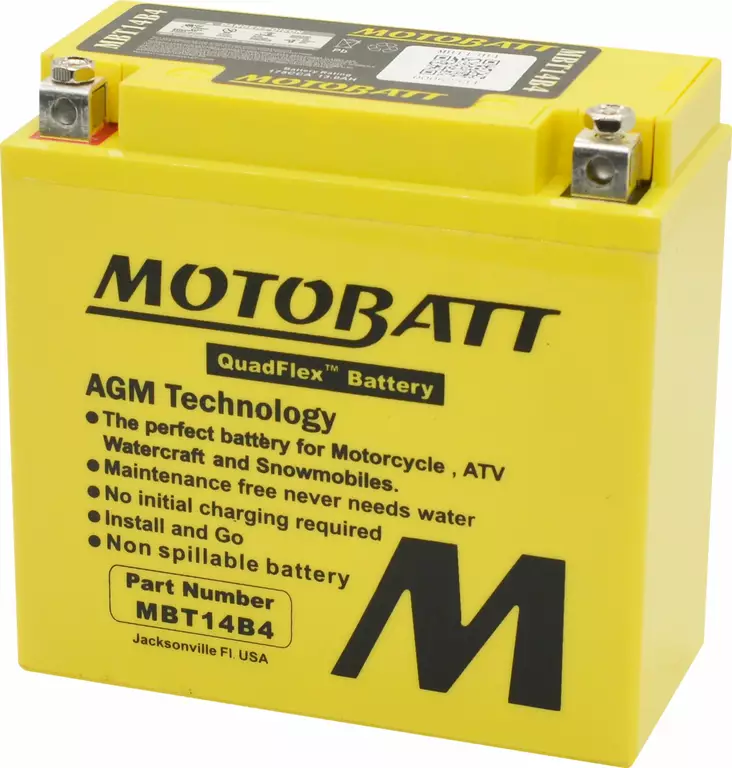 Motobatt akku, MBT14B4 - Akut - D156165 - 1